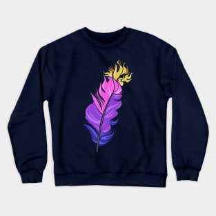 Fire feather Crewneck Sweatshirt